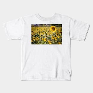 One Sunflower is Heads Above the Rest Kids T-Shirt